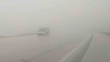 Van’ın Kurubaş Geçidi’nde yoğun sis etkili oldu
