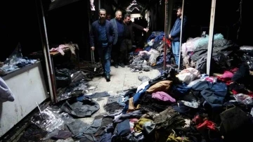 VATSO Başkanı Kandaşoğlu’ndan dükkanları yanan pazar esnafına ziyaret
