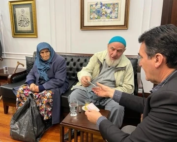 Bursa’da yaşlı çiftten duygulandıran deprem yardımı