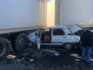 Yozgat’ta zincirleme trafik kazası: 3 yaralı
