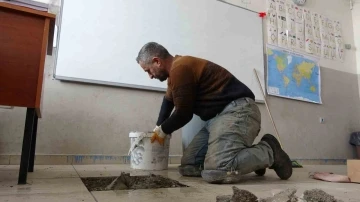Yüksekova’da 5 fedakar öğretmen, 20 öğrencisiyle köy okulunu onardı
