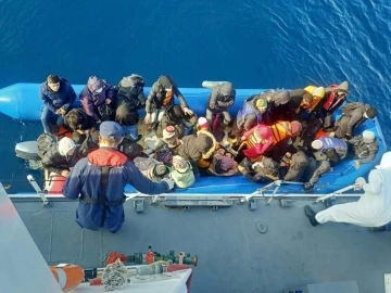 34 kaçak göçmen kurtarıldı