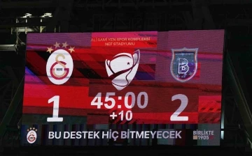  Galatasaray: 1 - Medipol Başakşehir: 2 (İlk yarı)