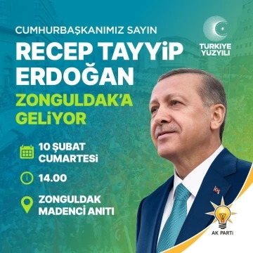 Zonguldak Cumhurbaşkanı Erdoğan’ı ağırlayacak
