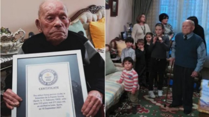 Dünyanın en yaşlı erkeği doğum gününe günler kala öldü