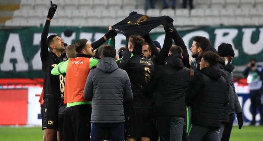 Duygu dolu maçta kazanan Konyaspor