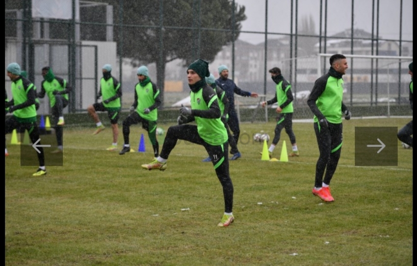 Bursaspor'da Eyüpspor maçı hazırlıkları devam etti 