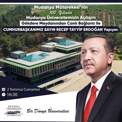 Mudanya Üniversitesi’ni Cumhurbaşkanı Erdoğan açacak